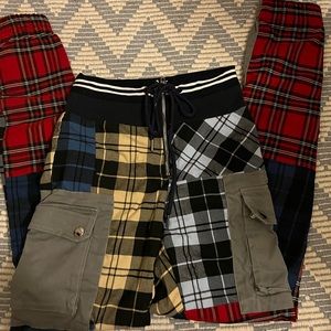 plaid joggers